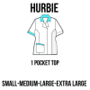 BLOUSE UNISEX 1 POCHE HURBIE