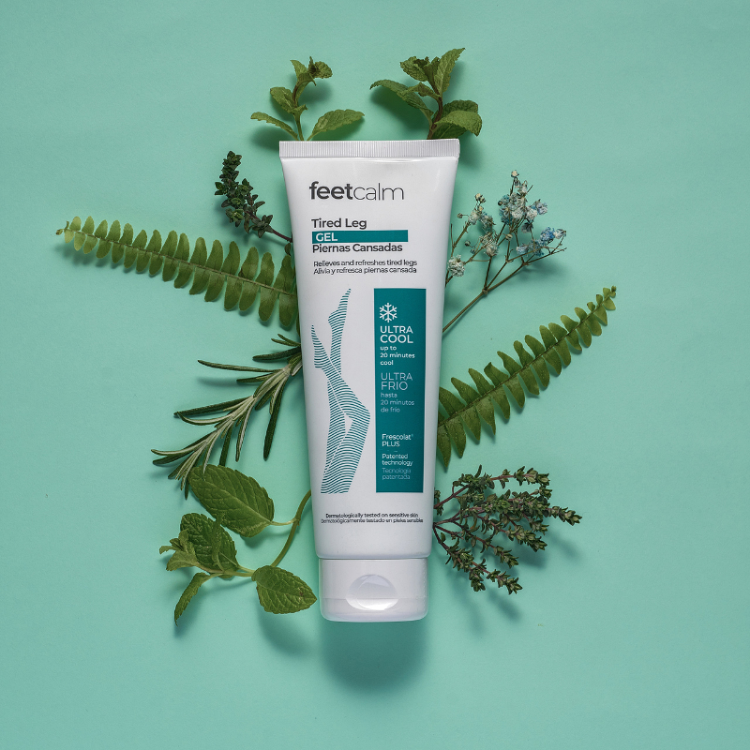 FEETCALM GEL ULTRA FRAIS P/JAMBES 125ML – Image 2