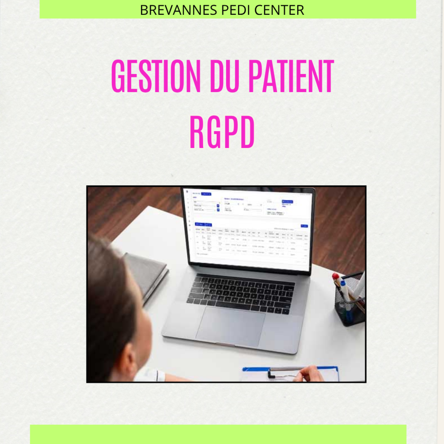 <b>GESTION DU PATIENT & RGPD:</b><br> 13/12/2025 • 11h00-14h00</br>