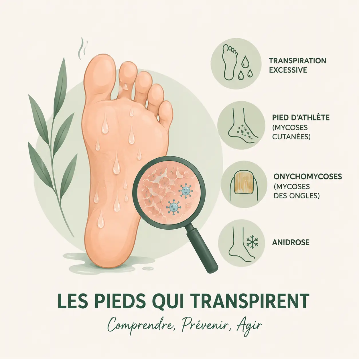 LES PIEDS QUI TRANSPIRENT : DE L’HYPERHIDROSE AUX MYCOSES 23/01/2027 11H00-14H00